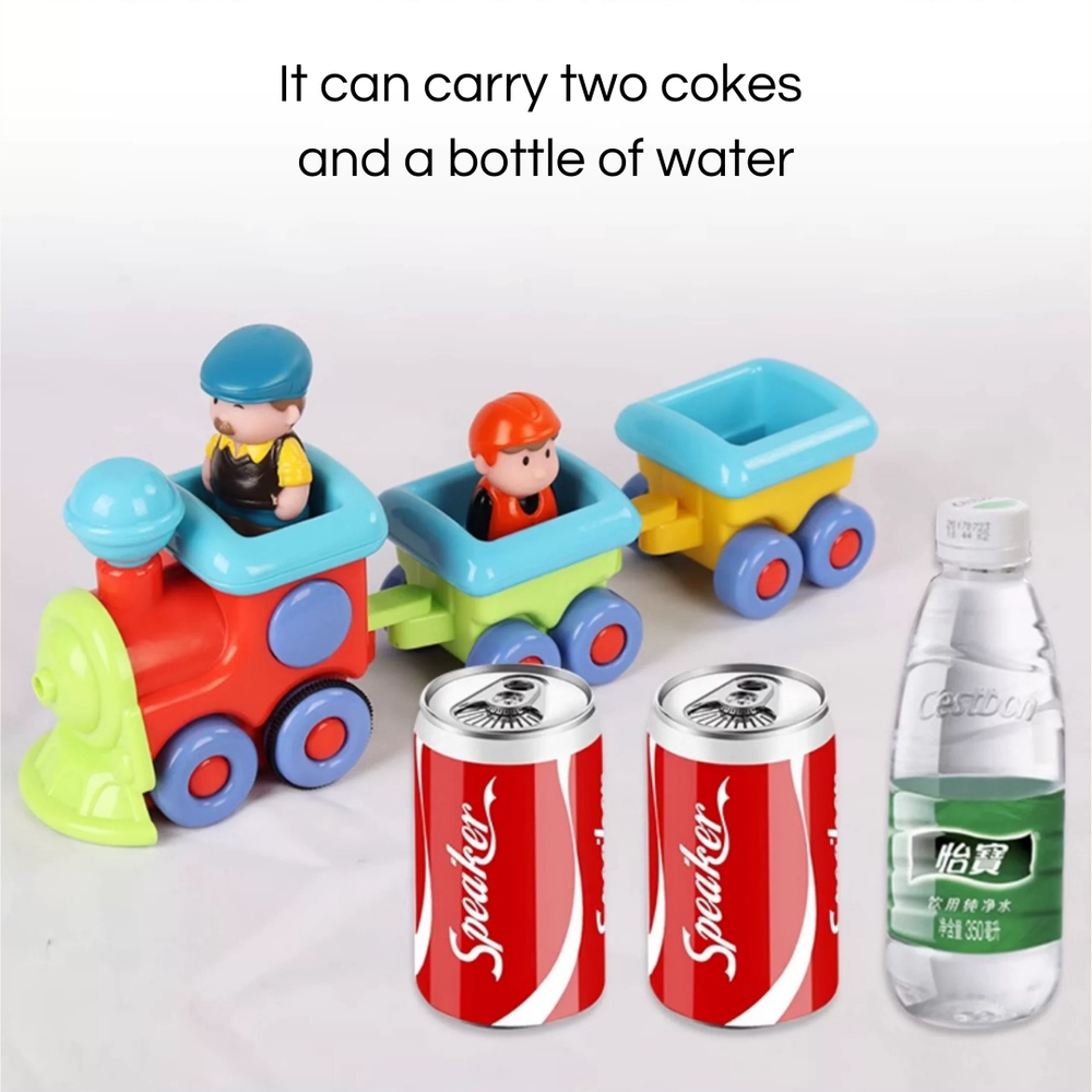 Electric Chug Train Set – Interactive Track Toy for Kids – Side View | Toki Toy Box