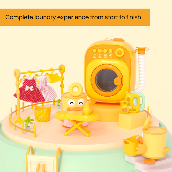 Little Helper Laundry Set – Wash, Dry & Iron Role Play Toy