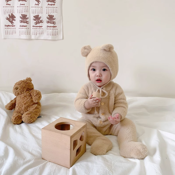 BearHug Baby Romper - Toki Toy Box