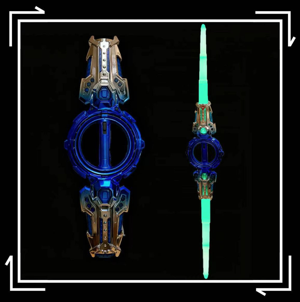 Light-Up Laser Sword Toy – Action Play Glow Blade – Side View | Toki Toy Box