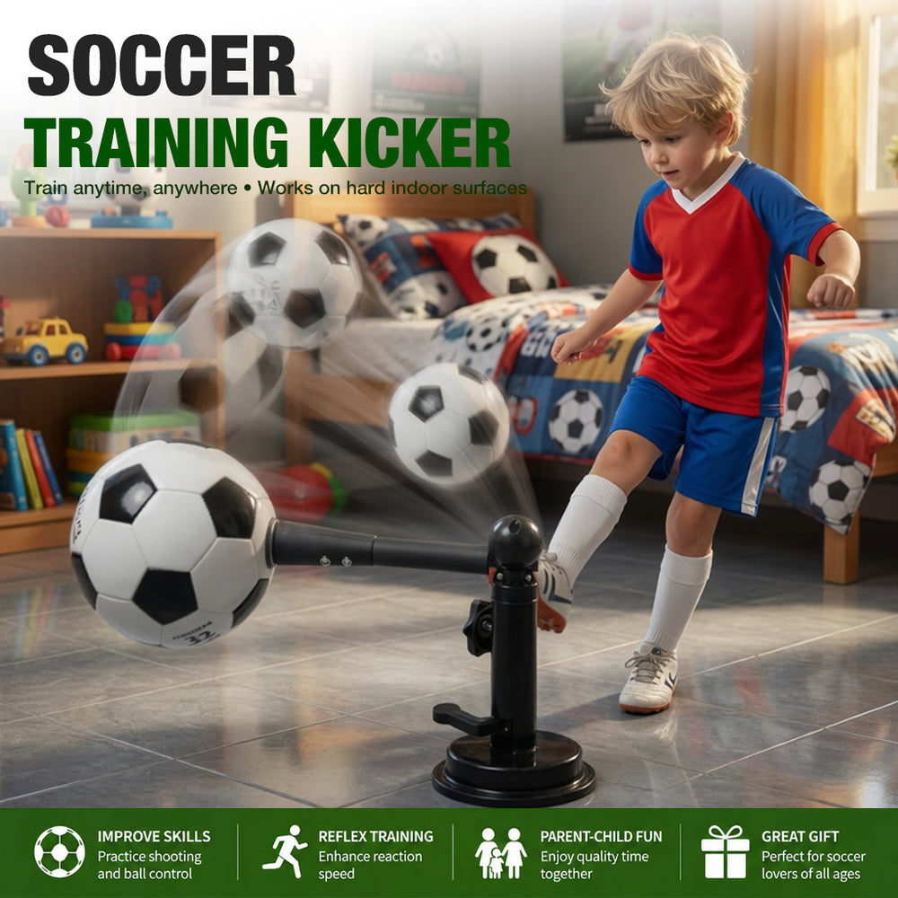 Soccer Trainer Belt worn at the waist with the ball tethered below | Toki Toy Box