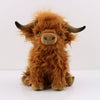 Fluffy Highland Cow Plush – Soft Shaggy Farm Buddy