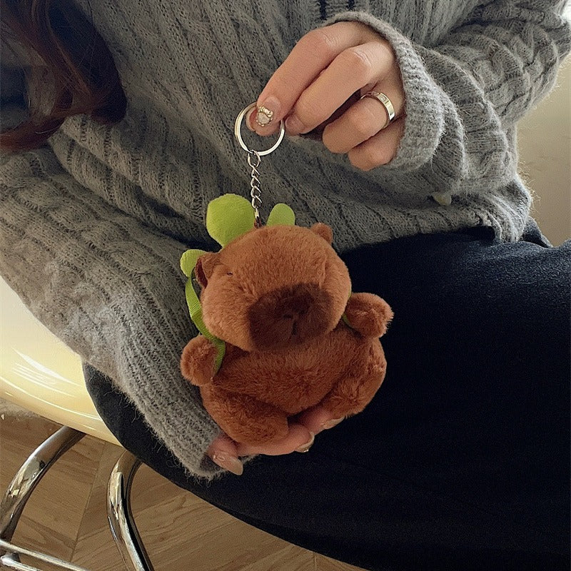 Plush Turtle Earbud Case Backpack | Toki Toy Box – In Use | Toki Toy Box