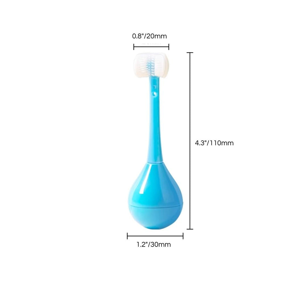 BrushBreeze Kids Toothbrush – Easy Clean & Gentle Care – Size Reference | Toki Toy Box