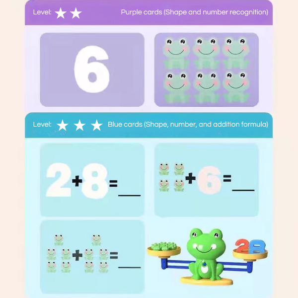 Frog Balance Math Toy – Fun Learning Game for Kids | Toki Toy Box – In Use | Toki Toy Box