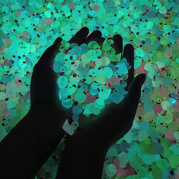 Glow-in-the-Dark Mini Duck Figurines