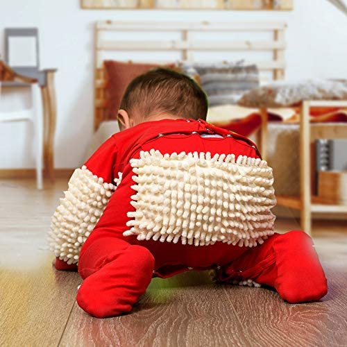 Meet the Mopster – Baby Crawling Mopping Jumpsuit - Toki Toy Box