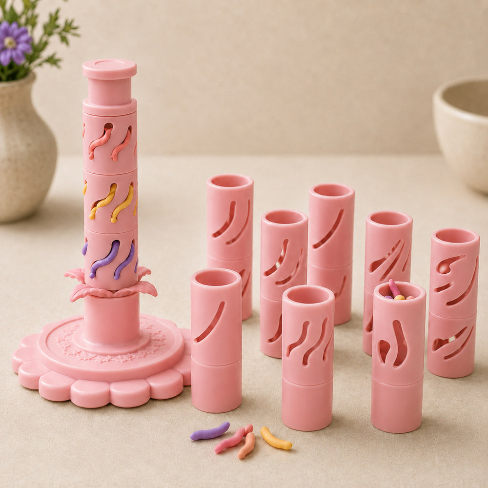 Clay bloom press tool – detail view