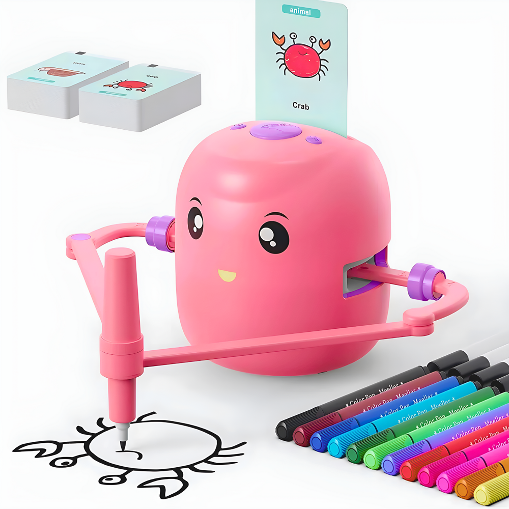 iDraw Robot Smart Drawing Toy for Creative Kids – Side View | Toki Toy Box