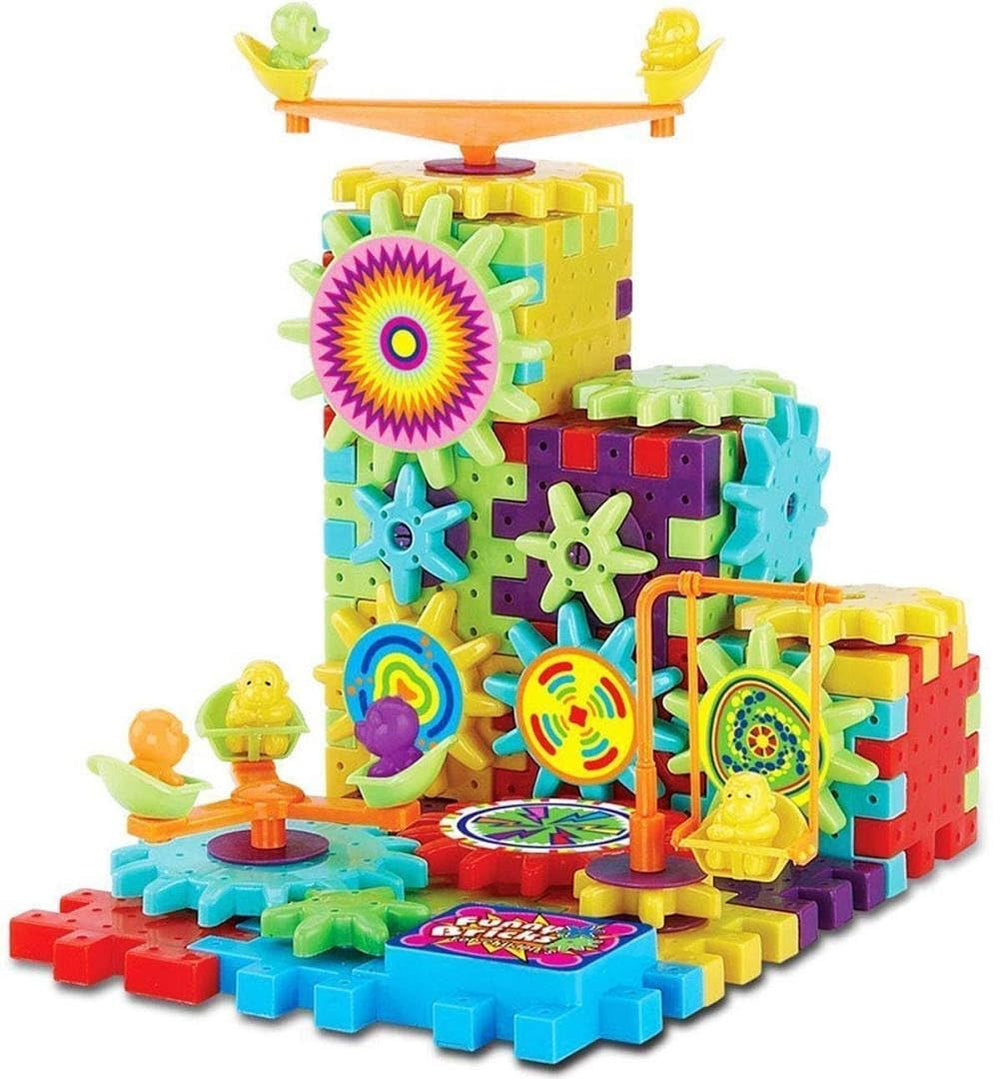 Gear Building Blocks – Colorful Pieces | Toki Toy Box