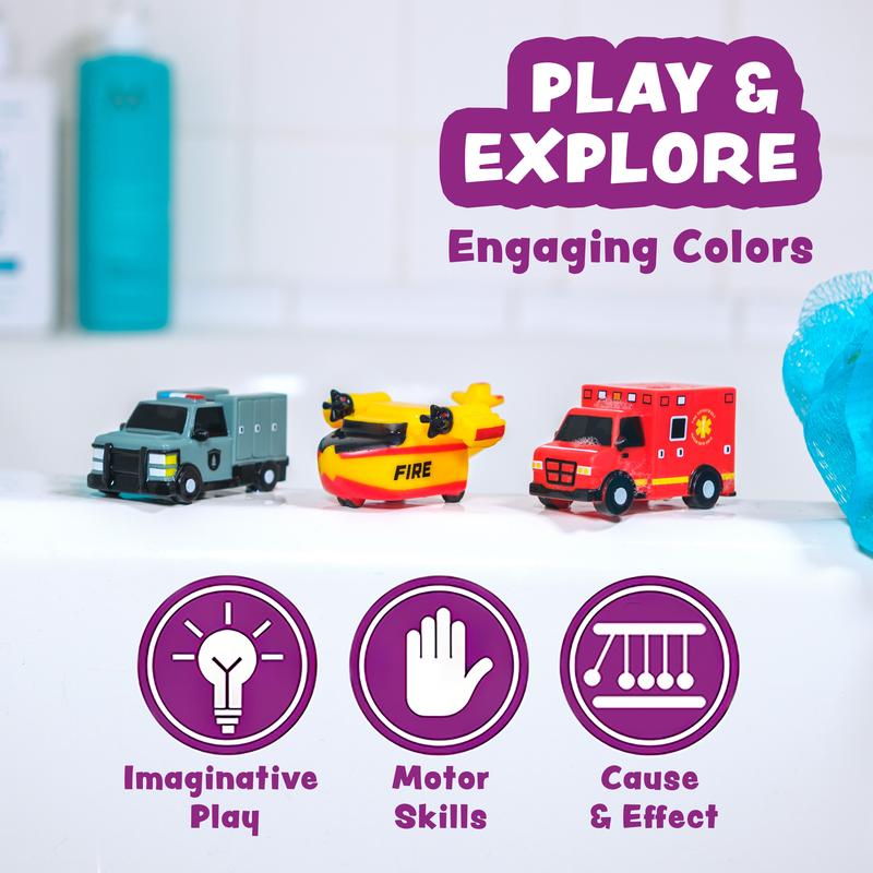Mini Emergency Car Set – Pull-Back Fun | TokiToyBox – Lifestyle | Toki Toy Box
