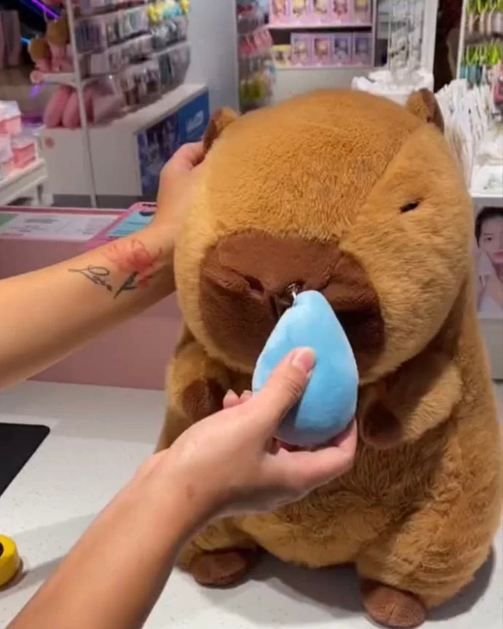 Capybara Runny Nose Plush Toy – Cute Stress Relief Buddy – Whats Included | Toki Toy Box