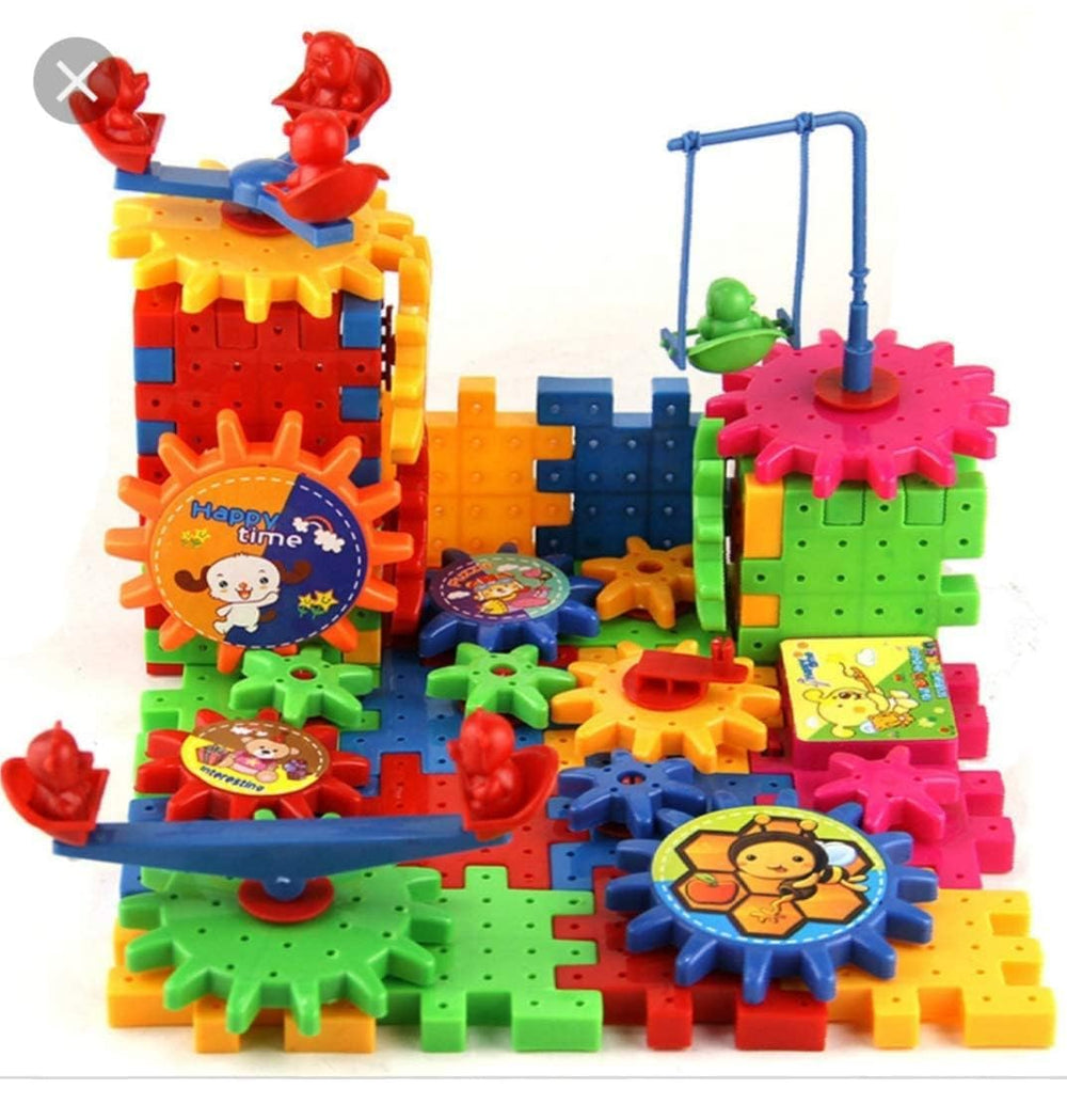 Gear Building Blocks – Motorized Spinning | Toki Toy Box