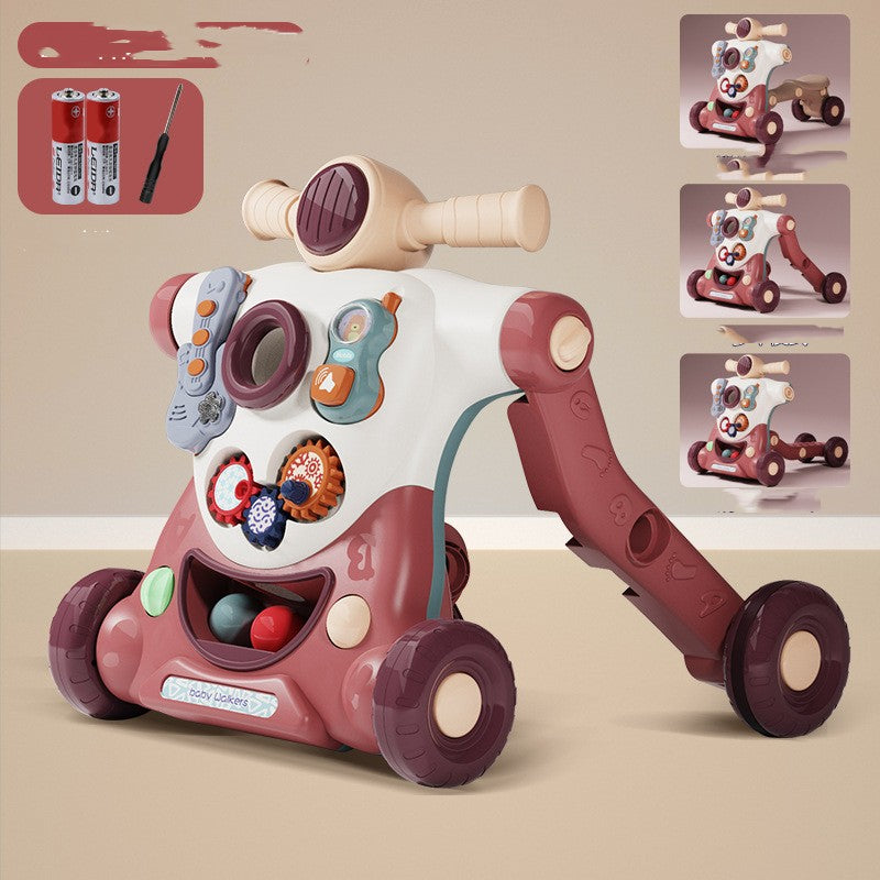 All-in-One Baby Walker – Adjustable Learning Support – Whats Included | Toki Toy Box