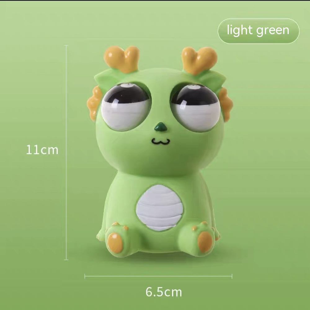 Funny Staring Stress Relief Toy – Quirky Desk Doll – Detail | Toki Toy Box