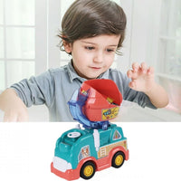 Domixer Truck – 2-in-1 Domino Laying Mixer Vehicle Toy