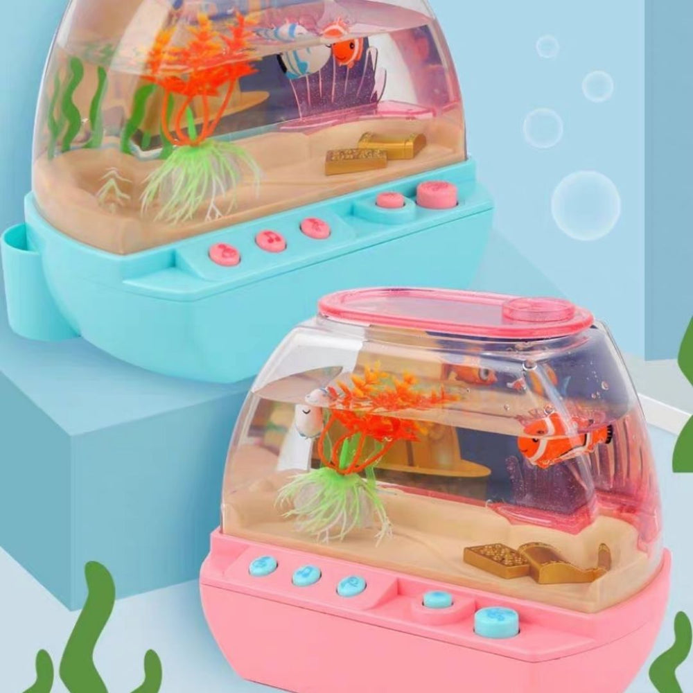 Aqua Zing Jellyfish Lamp – Mesmerizing Ocean Night Light – In Use | Toki Toy Box