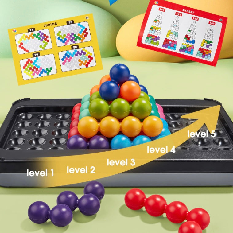 LogicLoom Puzzle Board – Smart Brain Teaser Game – Side View | Toki Toy Box