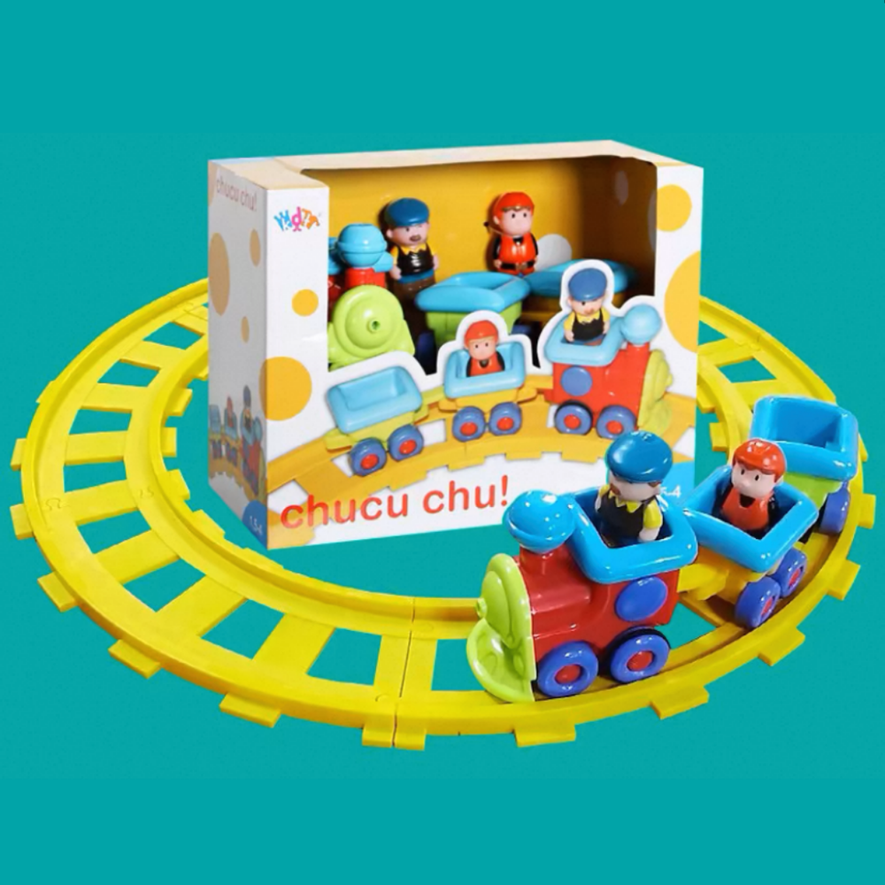 Electric Chug Train Set – Interactive Track Toy for Kids – Whats Included | Toki Toy Box