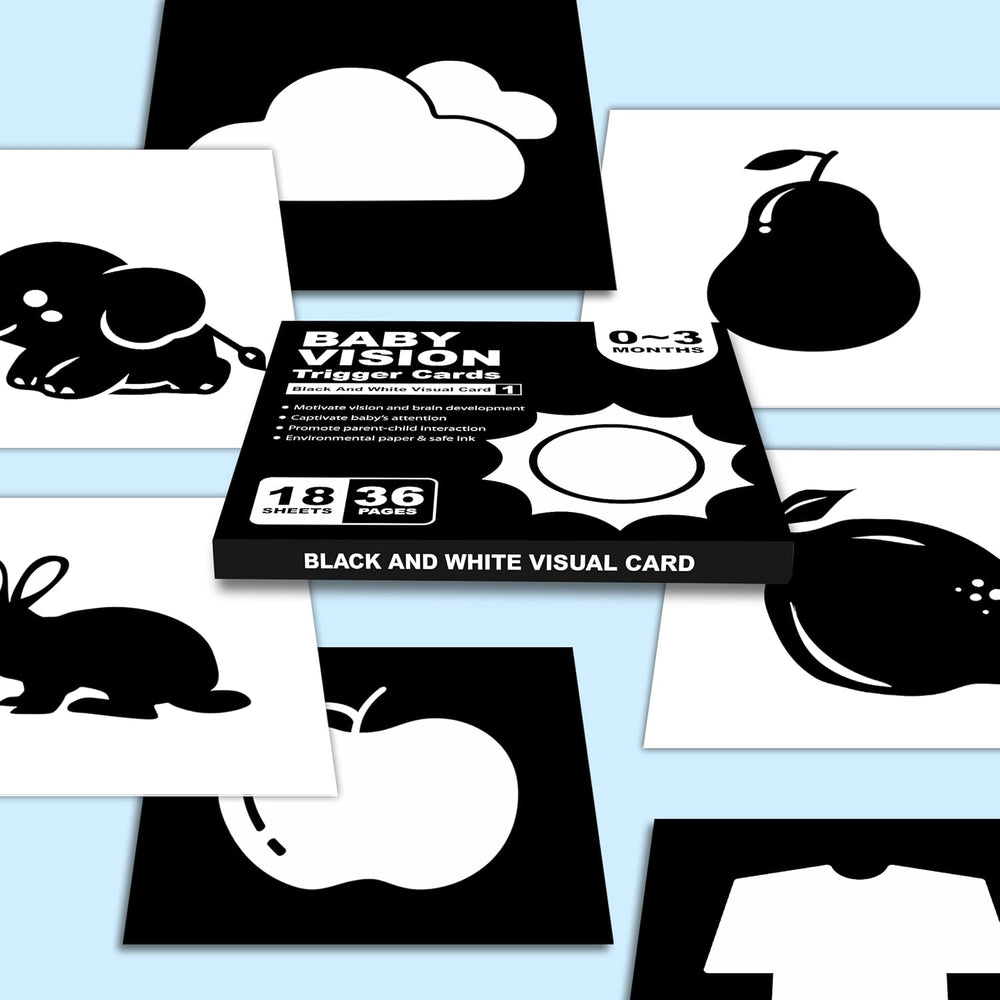 Baby Flash Cards – Black and White Patterns | Toki Toy Box