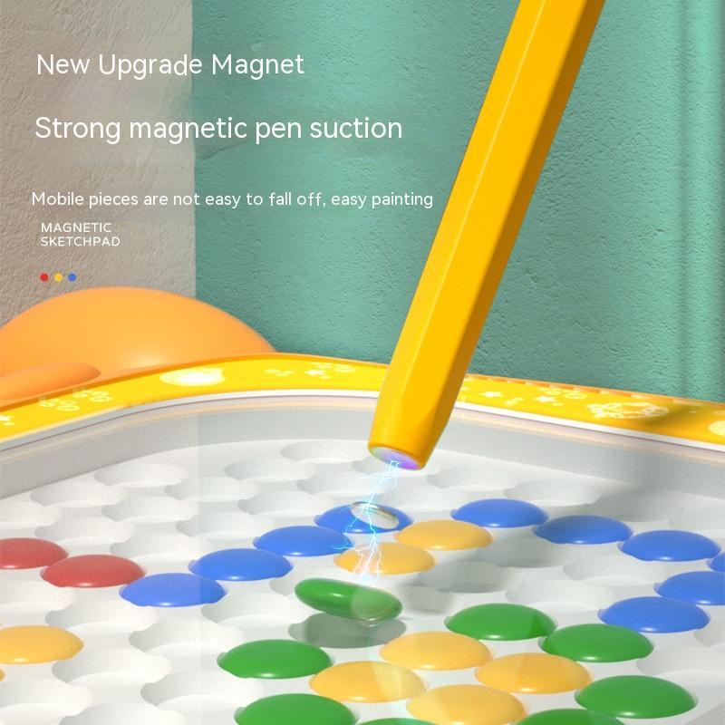 Crab Magnetic Pen – Bead Drawing Board Puzzle for Kids Creativity – Side View | Toki Toy Box