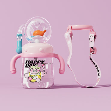 Whale Fountain Kids Cup – Fun Drinking Bottle | Toki Toy Box - Toki Toy Box