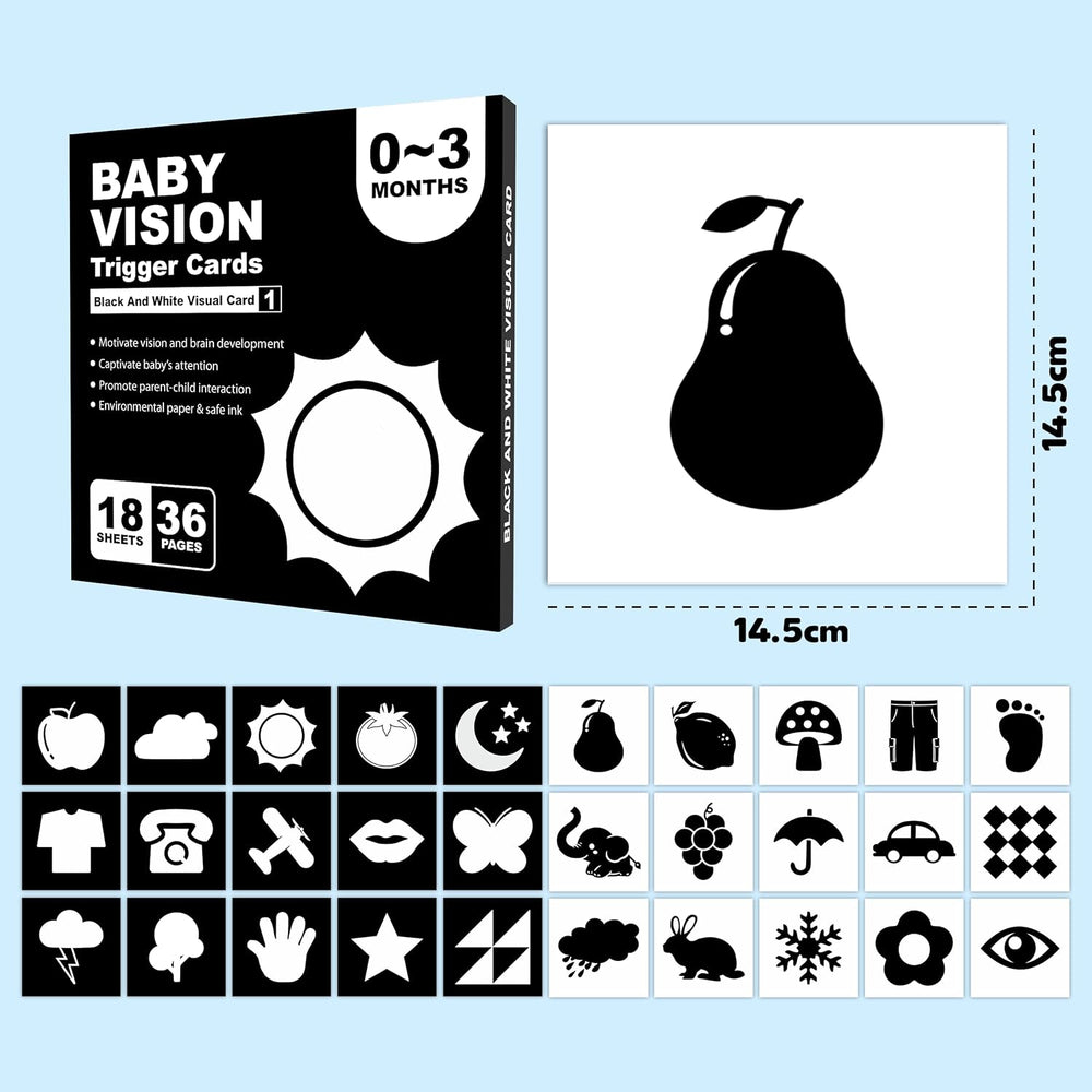 Baby Flash Cards – All 18 Cards Displayed | Toki Toy Box