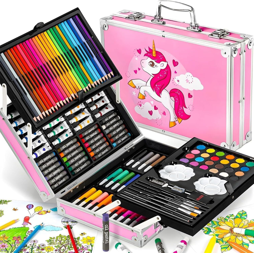 Unicorn Art Set – Case Open with Supplies | Toki Toy Box