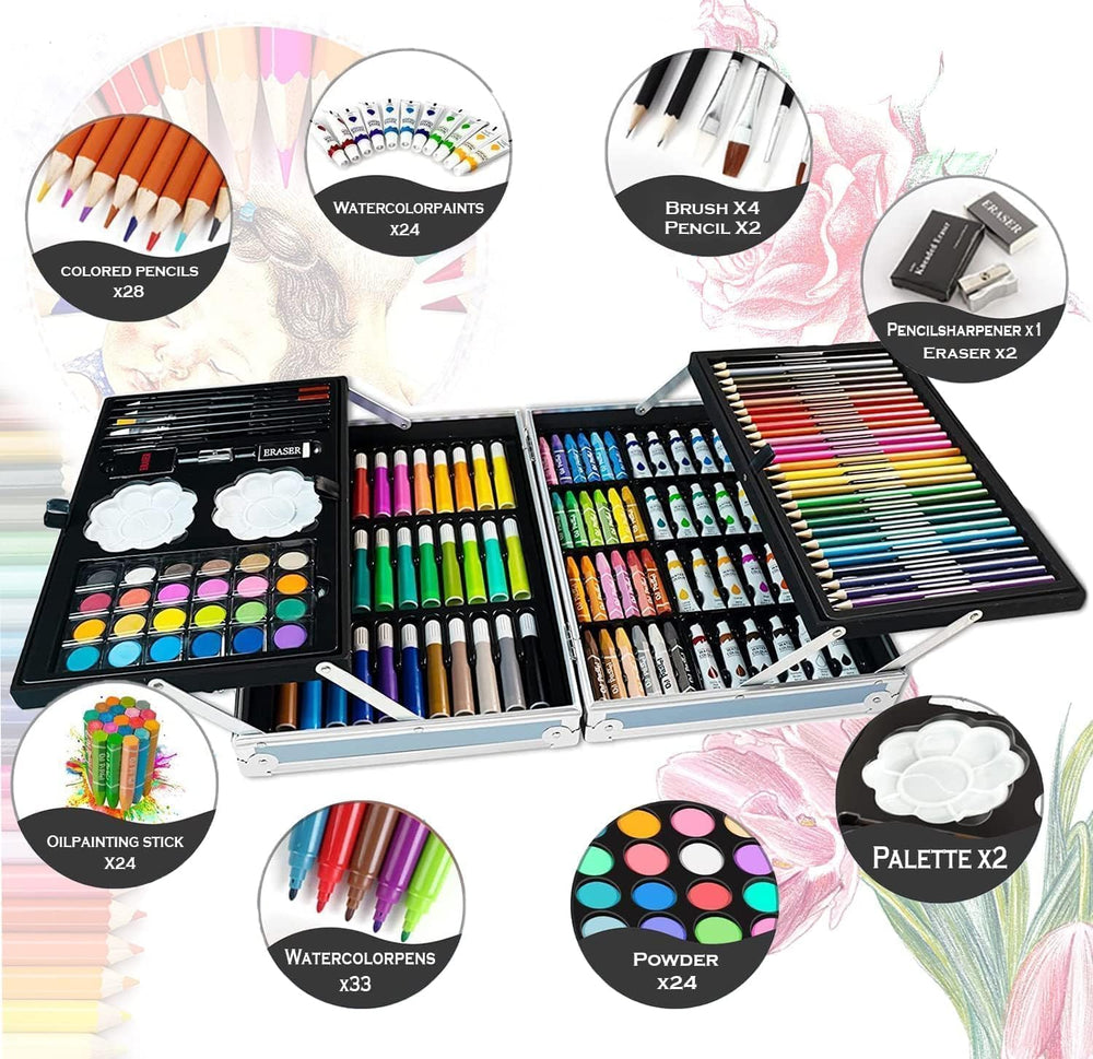 Unicorn Art Set – All 145 Pieces Displayed | Toki Toy Box