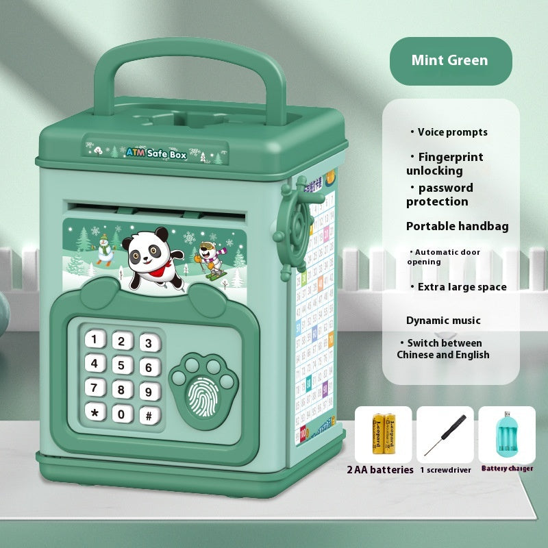 Battery powered version with its battery compartment open
