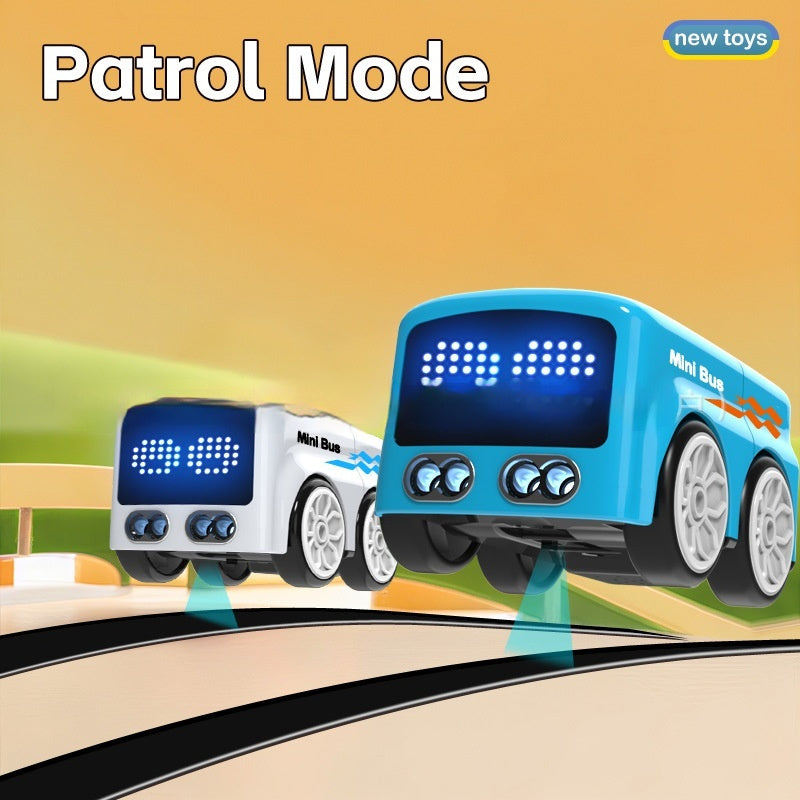 Mini RC bus following a hand gesture