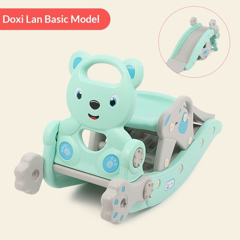 2-in-1 Rocking Horse Slide – Indoor Fun for Kids – Whats Included | Toki Toy Box