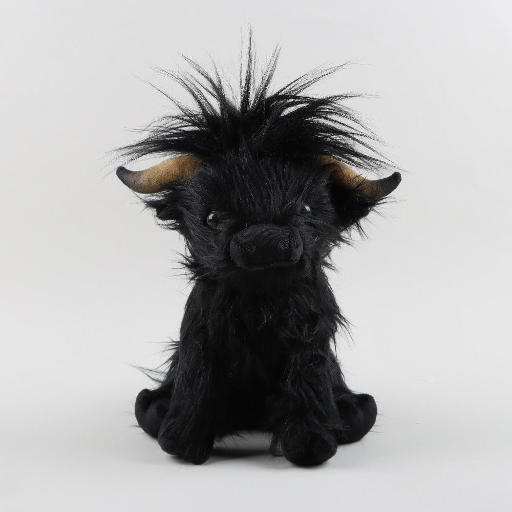 Fluffy Highland Cow Plush – Soft Shaggy Farm Buddy – Whats Included | Toki Toy Box