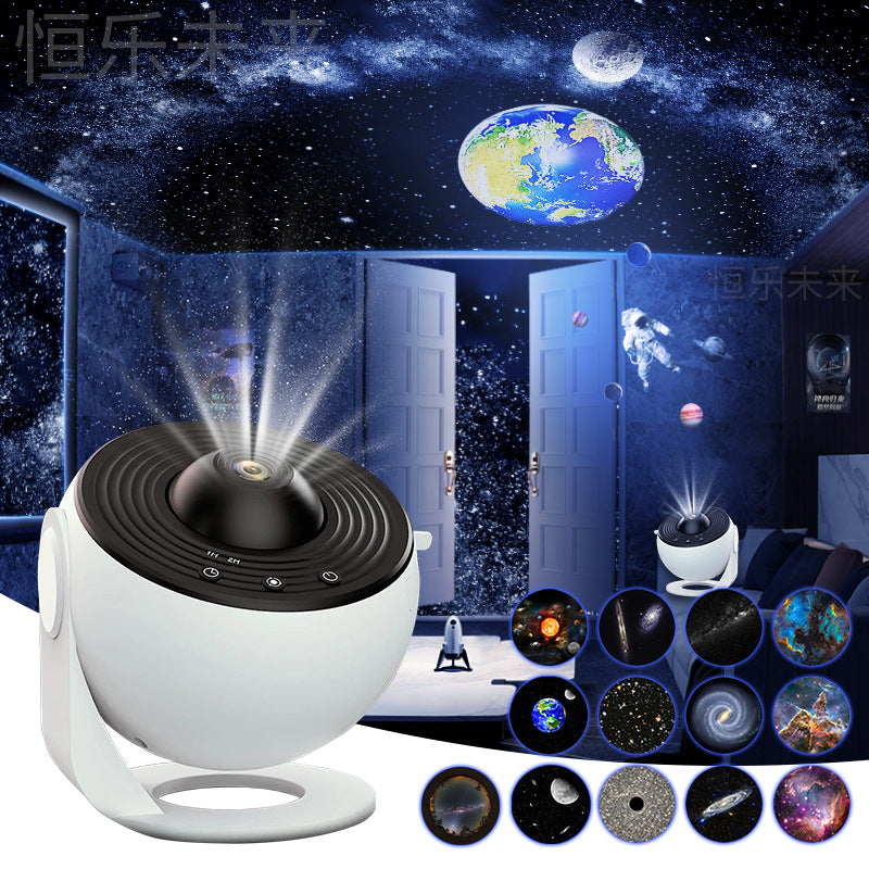 360° Galaxy Star Projector – Night Sky Lamp with Timer – Color Options | Toki Toy Box