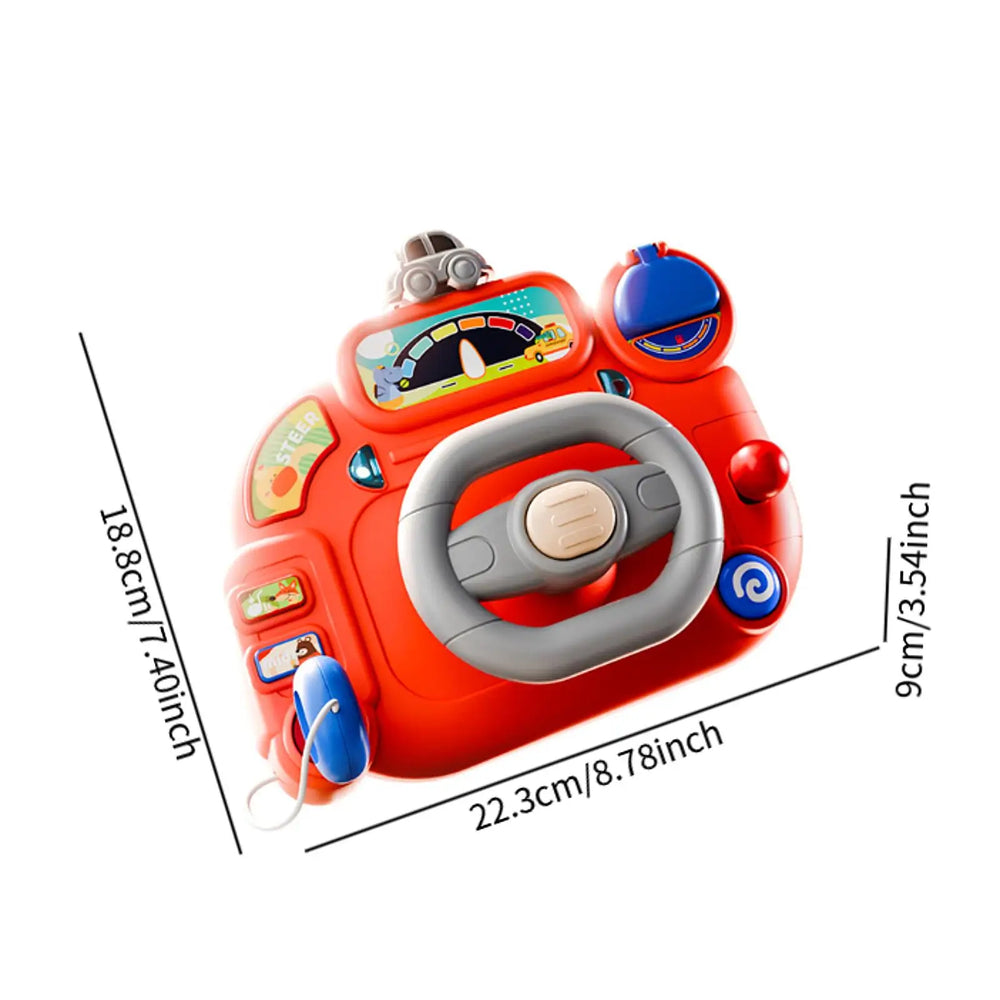 Kids Driving Steering Wheel – Interactive Adventure Play