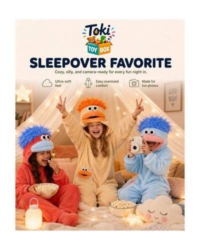 Hooded Fleece Onesie – Cozy Couple Pajamas | Toki Toy Box