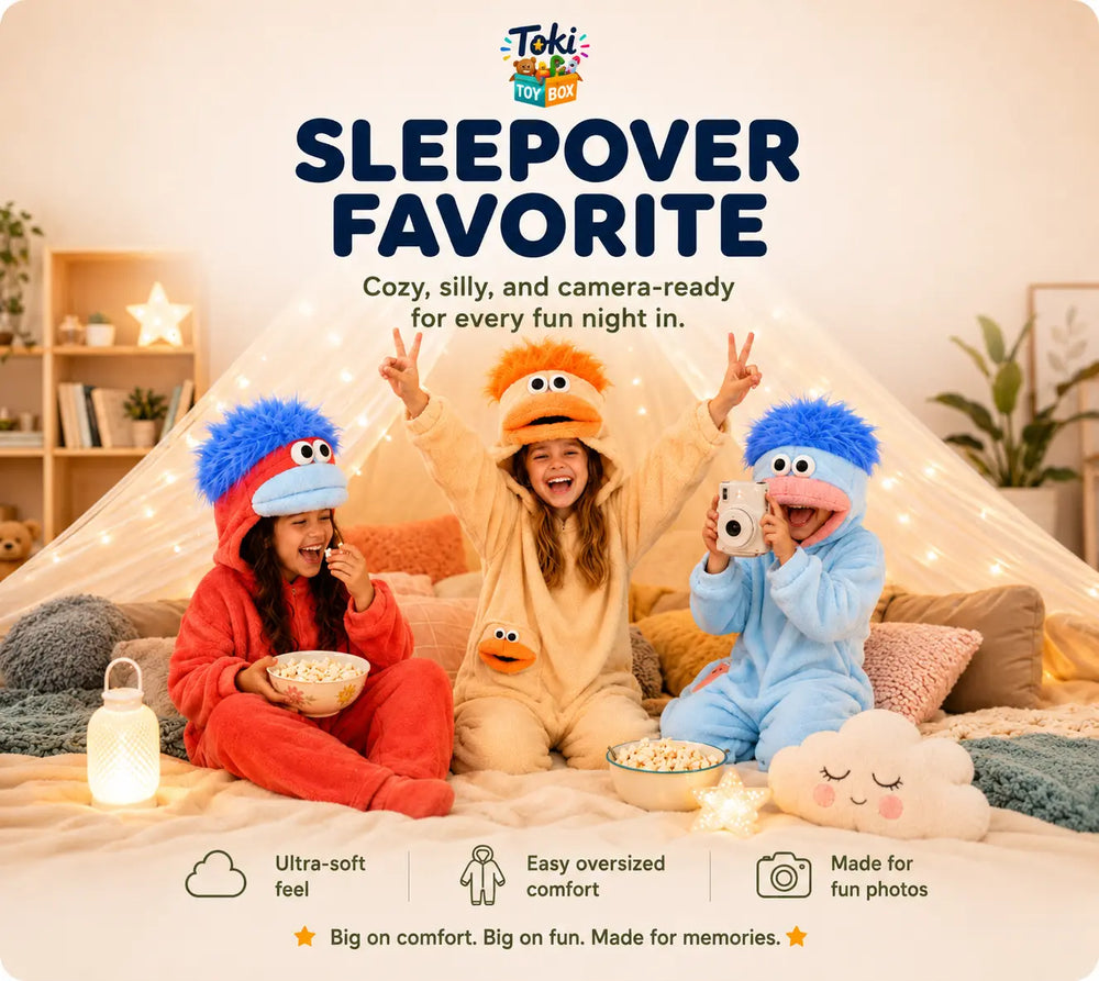 Hooded Fleece Onesie – Cozy Couple Pajamas | Toki Toy Box - Toki Toy Box