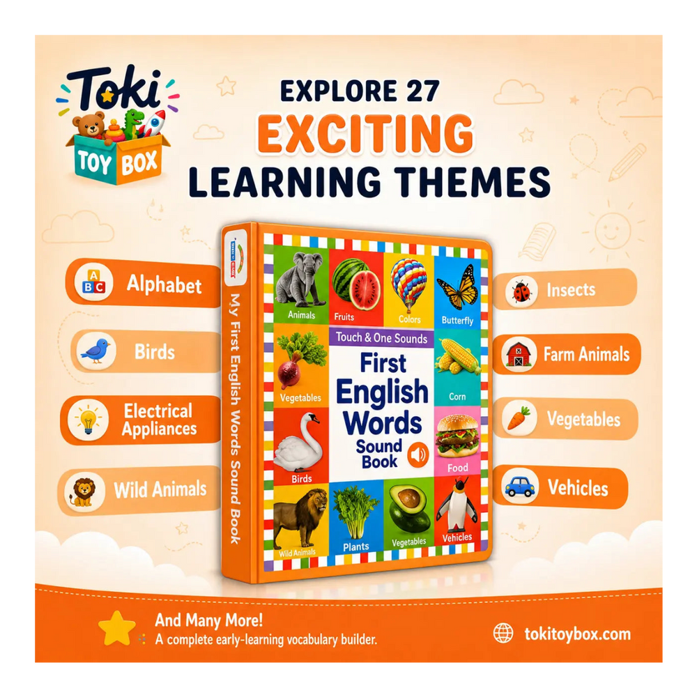 Kids Sound Book – 470+ Words Learning Toy - Toki Toy Box
