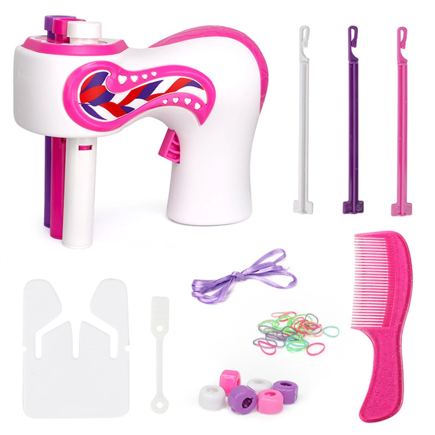 Automatic Hair Braiding Machine – DIY Hair Styling Kit for Girls | Weaves, Twists & Pigtails | Fun & Easy Toy for Creative Hairstyles