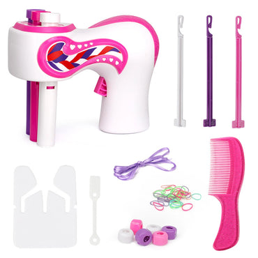 Automatic Hair Braiding Machine – DIY Hair Styling Kit for Girls | Weaves, Twists & Pigtails | Fun & Easy Toy for Creative Hairstyles