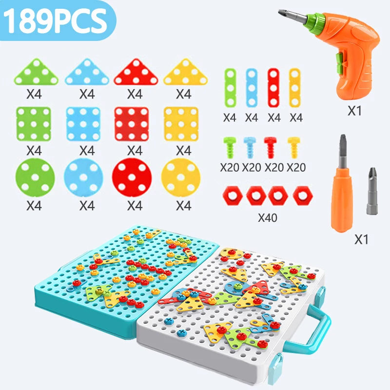 Kids Electric Drill Building Set – STEM Tool Kit