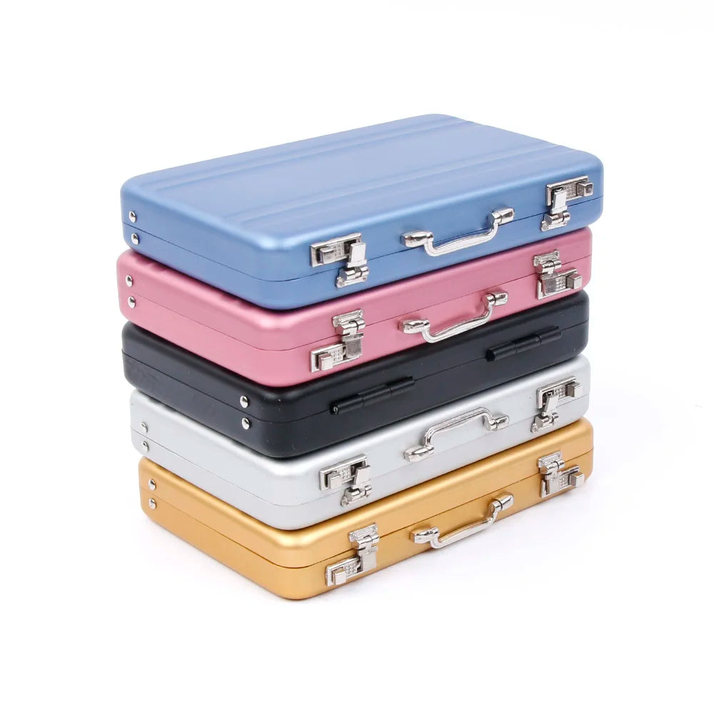 Mini Aluminum Card Case & Pocket Storage Box