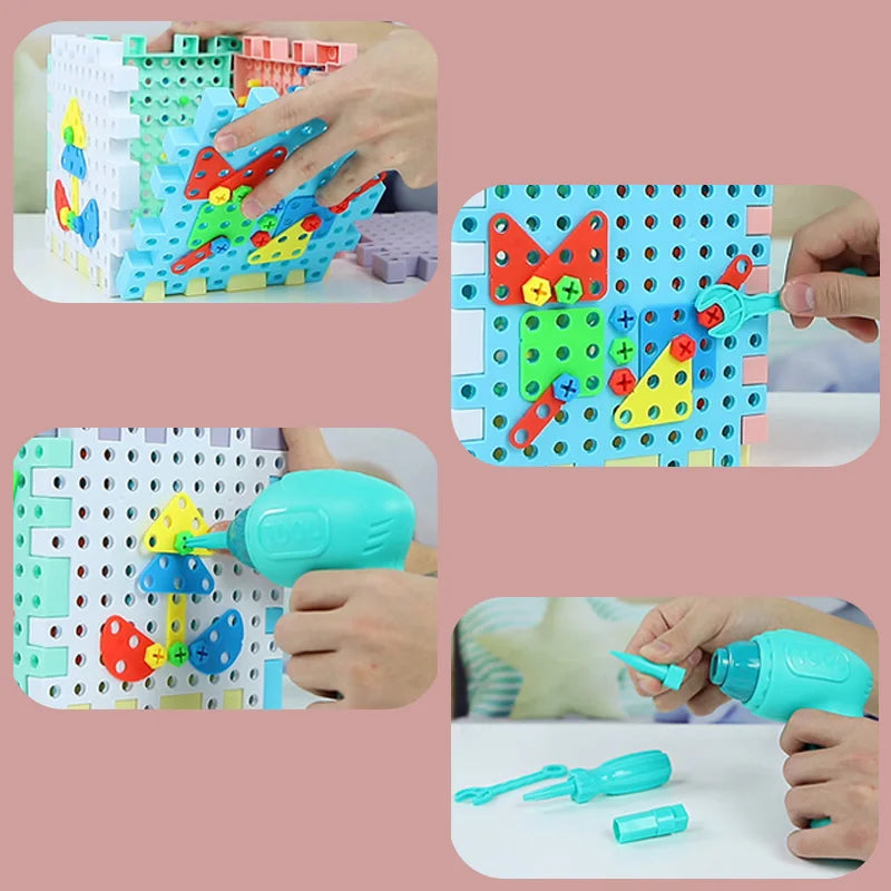Kids Electric Drill Building Set – STEM Tool Kit