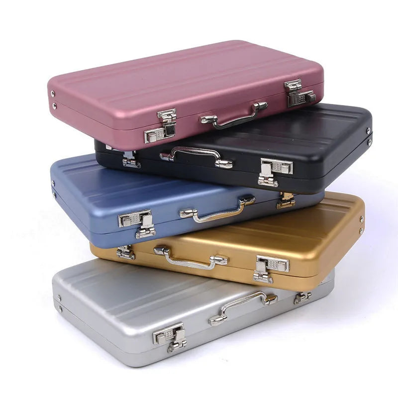 Mini Aluminum Card Case & Pocket Storage Box