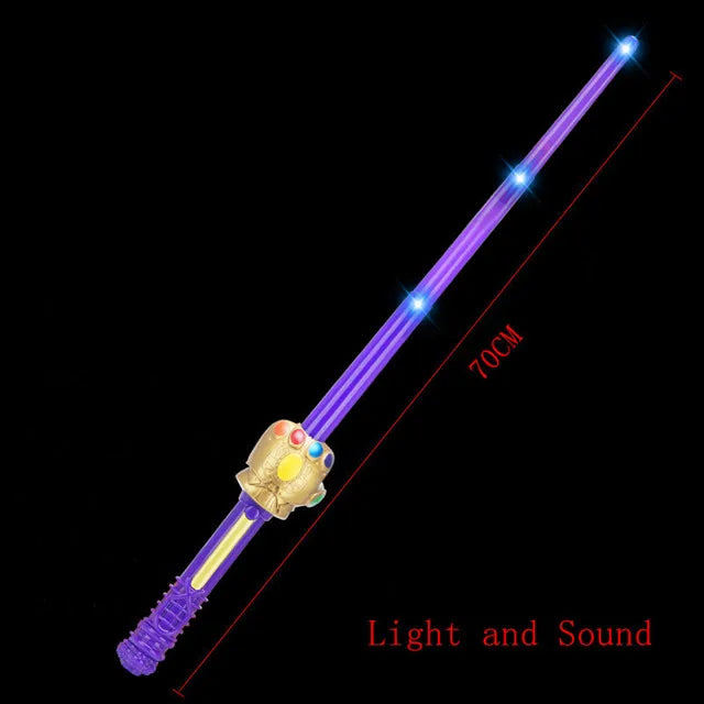 LED Cosmic Saber Toy with Sound Effects - Toki Toy Box