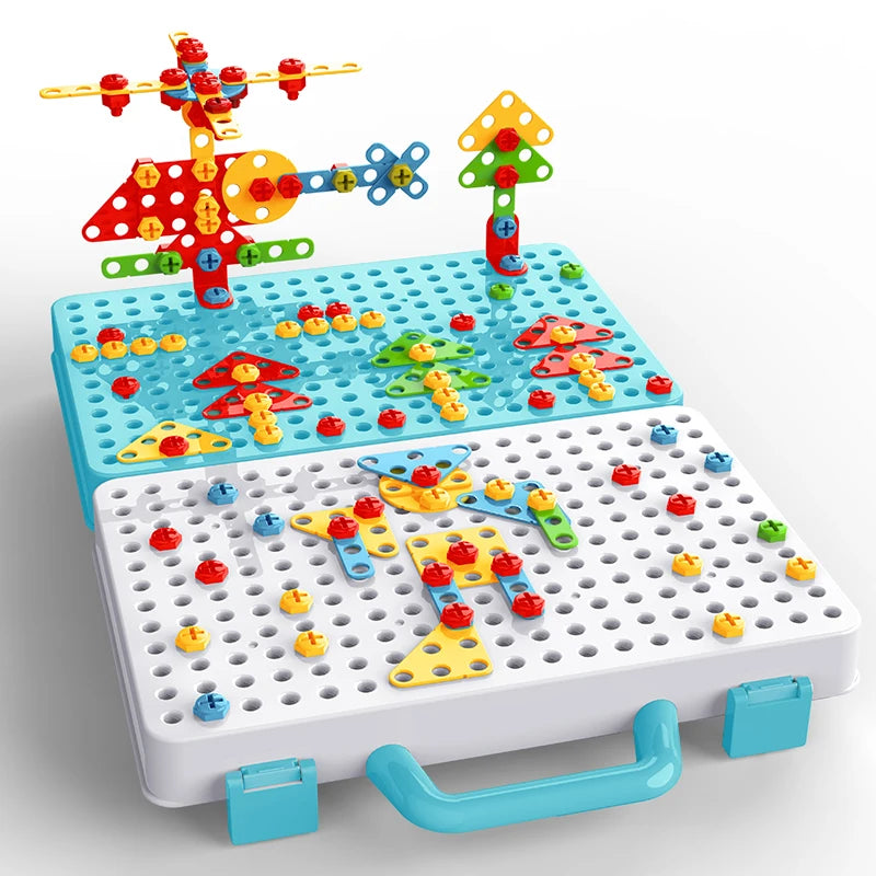 Kids Electric Drill Building Set – STEM Tool Kit