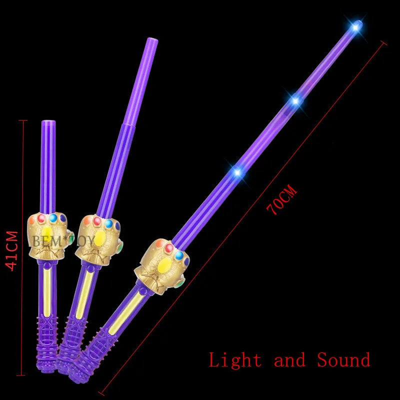 LED Cosmic Saber Toy with Sound Effects - Toki Toy Box