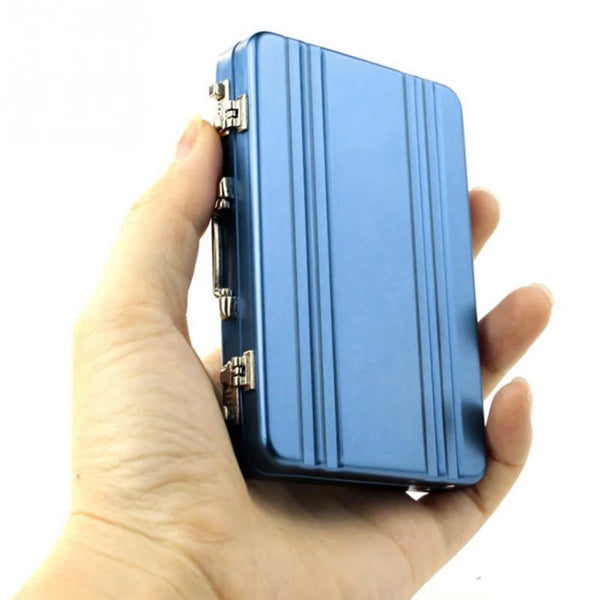 Mini Aluminum Card Case & Pocket Storage Box
