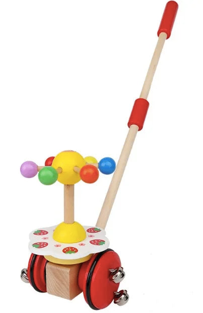 Wooden Baby Walker Push Toy for First Steps