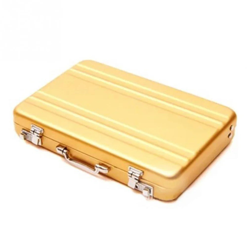 Mini Aluminum Card Case & Pocket Storage Box
